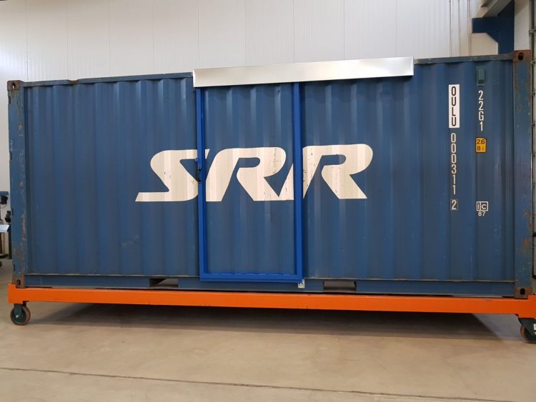 20ft Hi Cube Container (9′ 6″ high) suitable for IBC storage Sliding Door - Image 7