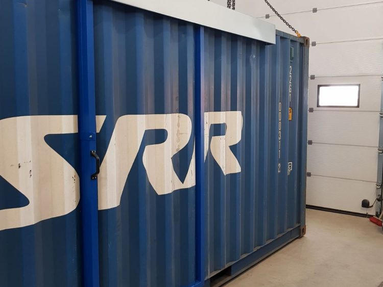 20ft Hi Cube Container (9′ 6″ high) suitable for IBC storage Sliding Door - Image 8
