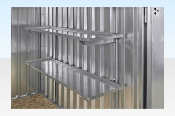 3M X 2.1M Flat Pack Storage Container – Galvanised - Image 5