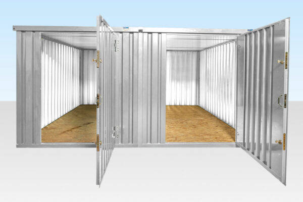 4M X 4.2M Side Linked Flat Pack Container Bundle (Galvanised) - Image 5