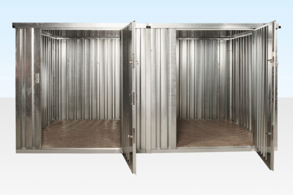 3M X 4.2M Side Linked Flat Pack Container Bundle (Galvanised) - Image 2