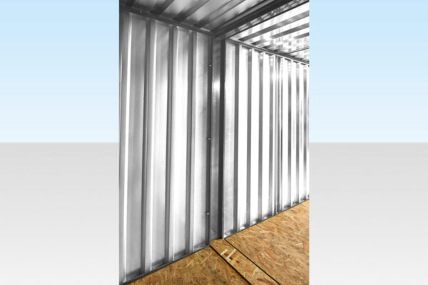 6M X 2.1M End Linked Flat Packed Container Bundle (Galvanised) - Image 5