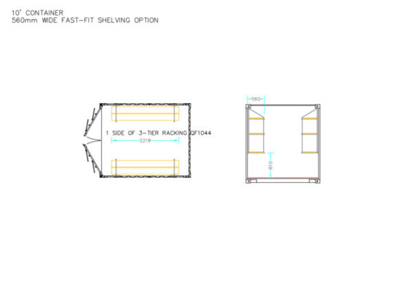 Fastfit Three Tier Racking (Single Bay) - Image 3