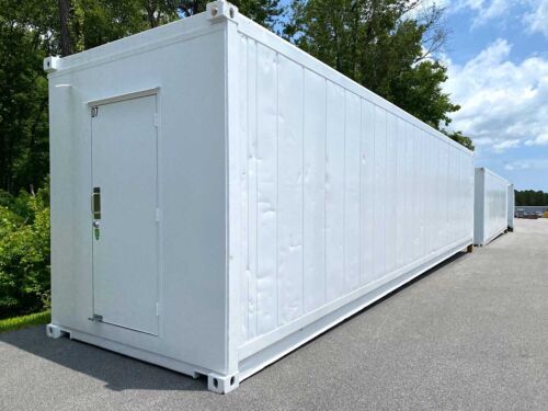 40 Ft High Cube Insulated Shipping Container With 5 Ton Bard Hvac Unit - Image 3
