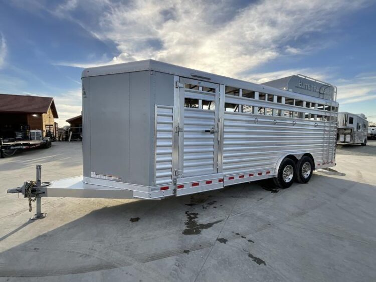 NEW 2024 Elite Trailers 5 Horse Stock Combo BP Horse Trailer - Image 2